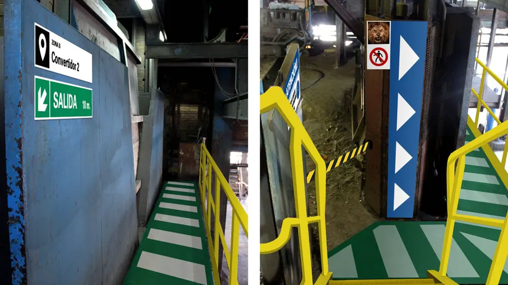 Escaleras y pasarelas